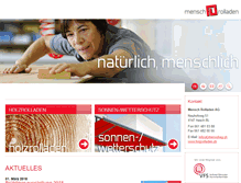 Tablet Screenshot of holzrolladen.ch